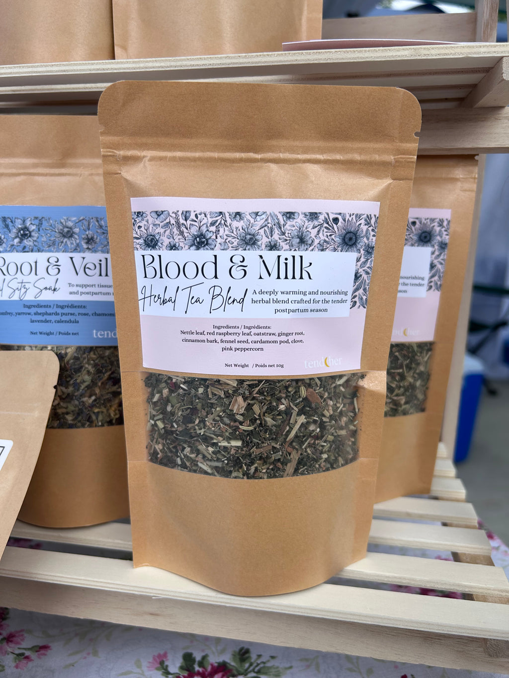 Blood & Milk Postpartum Herbal Tea