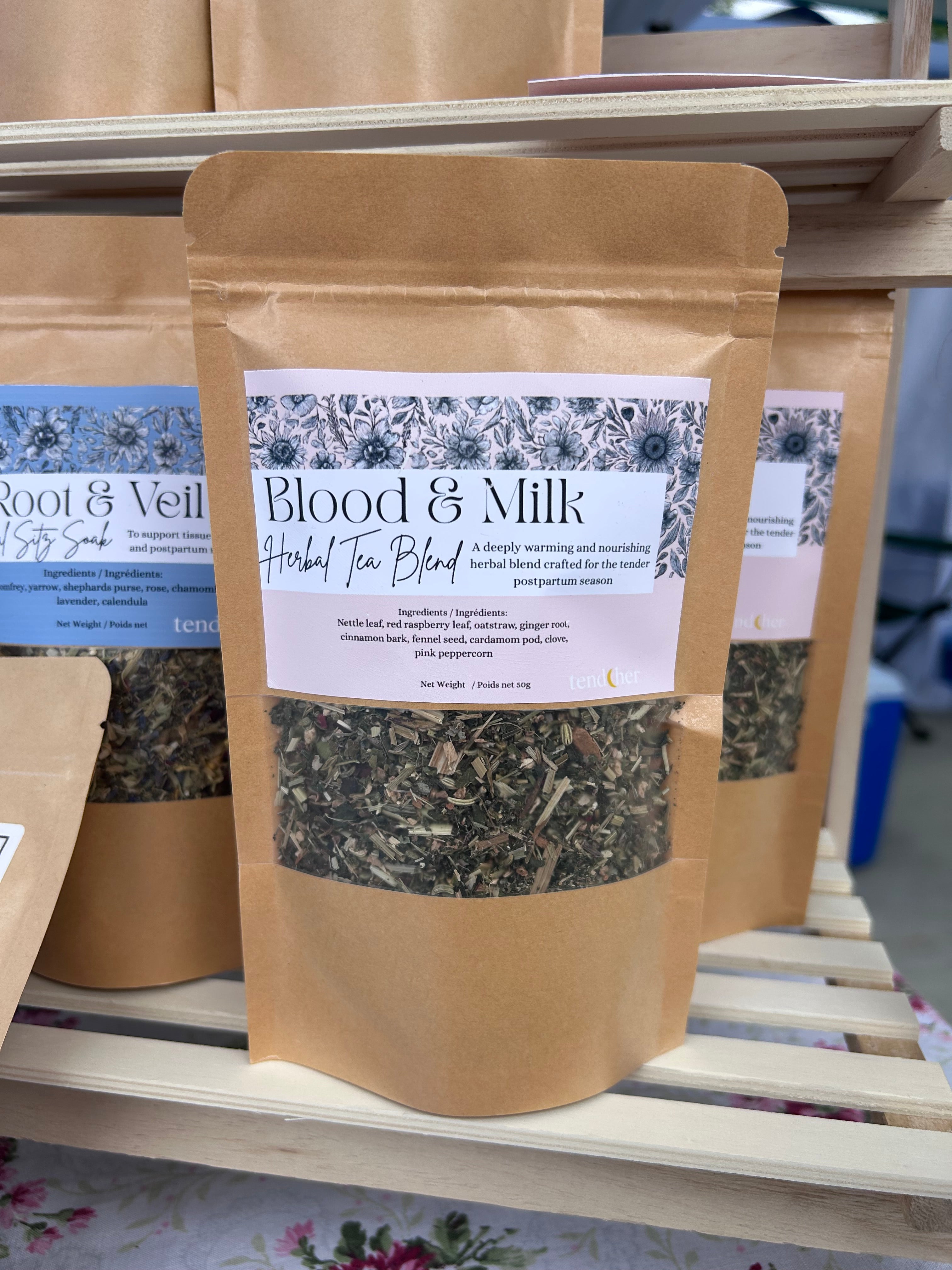 Blood & Milk Postpartum Herbal Tea